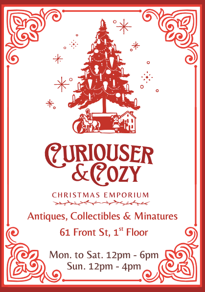 Curiouser & Cozy Christmas Pop-Up | Antiques, Vintage & Collectibles